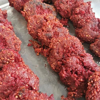 Kotleciki buraczane faza przed konsumpcją