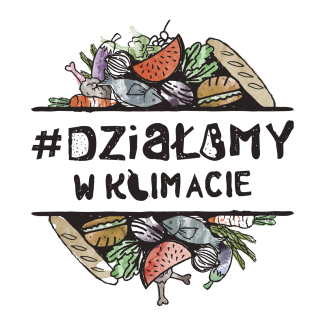 Grafika promująca #działamy w klimacie