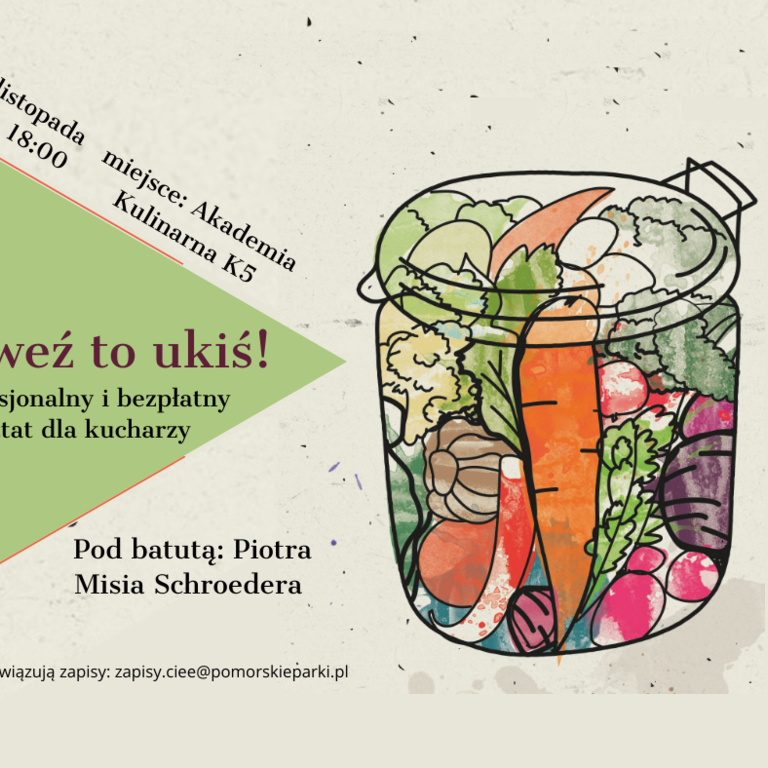 A weź to ukiś!, profesjonalny i bezpłatny warsztat dla kucharzy